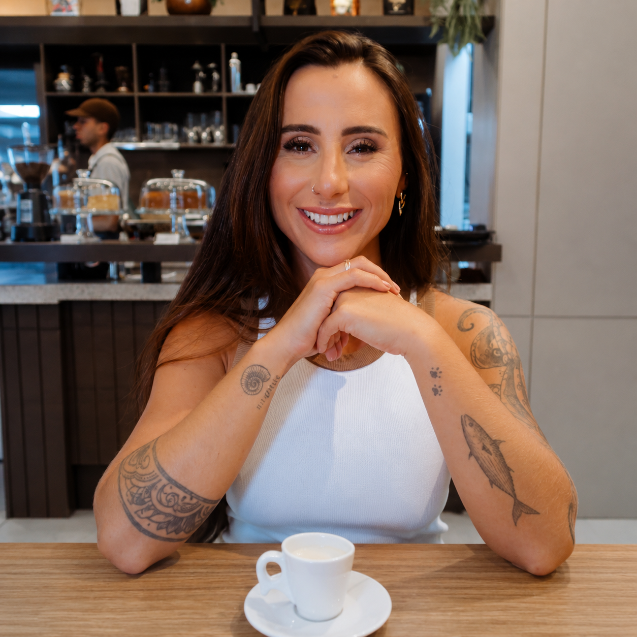 Roberta Marianelli, psicóloga infantil e parental, sorrindo